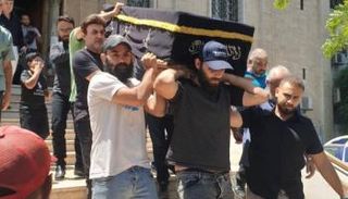 جنازة ديالا الوادي بحضور فنان واحد