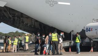 مهاجرون تم ترحيلهم من الولايات المتحدة لغواتيمالا