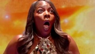 لحظة إعلان فوز المتسابقة رومي