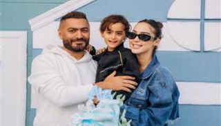 تفاصيل مرض ابن بسمة بوسيل وتامر حسني