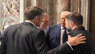 رؤساء أمريكا وفرنسا وأوكرانيا ورئيس وزراء بريطانيا