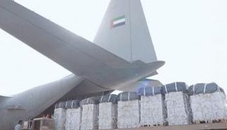 طائرة مساعدات إماراتية