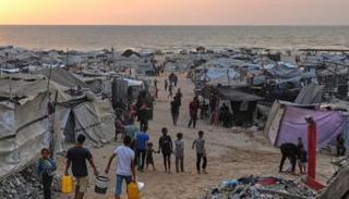 نازحون فلسطينيون في غزة