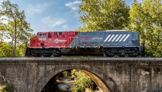 عربات سحب القطارات في أمريكا