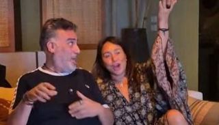 تامر حبيب يرقص مع إنجي علي