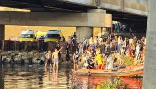 انقلاب حافلة في الجزائر 