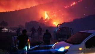 حرائق الغابات مستمرة في تركيا