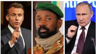 بوتين وغويتا وماكرون