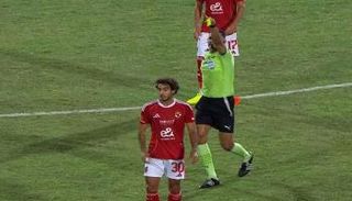 طرد محمد هاني لاعب الأهلي