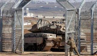 دبابة إسرائيلية على حدود سوريا