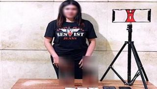 الراقصة المضبوطة