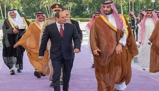 الأمير محمد بن سلمان والرئيس عبدالفتاح السيسي- أرشيفية