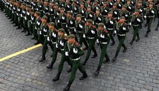 جانب من عرض عرض عسكري روسي - أرشيفية