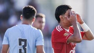 جانب من مباراة غزل المحلة والأهلي