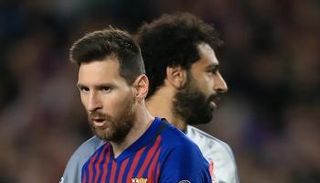 محمد صلاح وليونيل ميسي