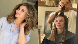 مورغان أورتاغوس تظهر في صالون حلاقة ببيروت