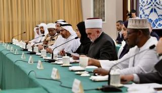 وفد المجلس العالمي للمجتمعات المسلمة