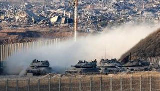 دبابات إسرائيلية في محيط مدينة غزة