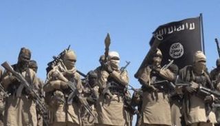 مسلحون تابعون لجماعة «نصرة الإسلام والمسلمين» الإرهابية