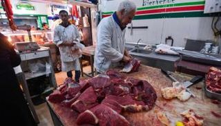 متجر بيع لحوم في تونس - أرشيفية