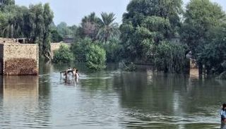 كارثة الفيضانات في باكستان