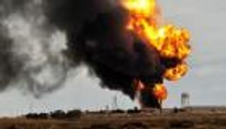 6 إصابات في انفجار مخزن ذخيرة بمصراتة الليبية