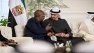 محمد بن زايد يبحث مع رئيس غينيا بيساو «علاقات التعاون»