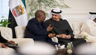 الشيخ محمد بن زايد آل نهيان ورئيس غينيا بيساو