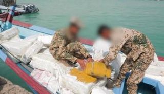 المقاومة الوطنية تضبط شحنة مخدرات حوثية