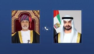 محمد بن زايد آل نهيان وسلطان عمان