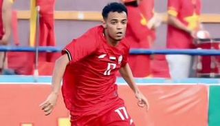 من مباراة منتخب اليمن ضد بنغلاديش