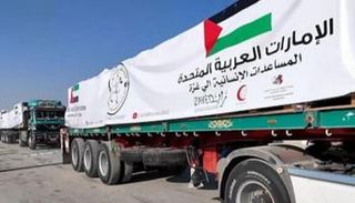 قافلة مساعدات إماراتية إلى غزة