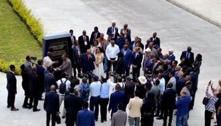 جانب من افتتاح سد النهضة - وكالة الأنباء الإثيوبية