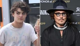 جوني ديب وابنه جاك