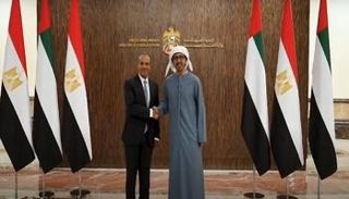 الشيخ عبدالله بن زايد آل نهيان مع وزير الخارجية المصري