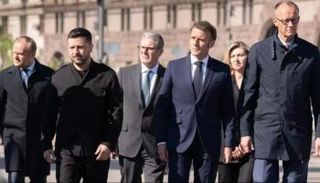 عدد من قادة أوروبا مع رئيس أوكرانيا-أرشيفية