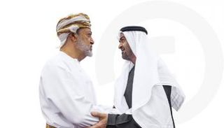 الشيخ محمد بن زايد آل نهيان وسلطان عُمان 