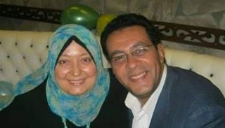 الراحلان تامر ضيائي وزوجته 