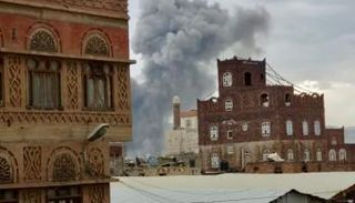 أضرار المتحف الوطني في صنعاء