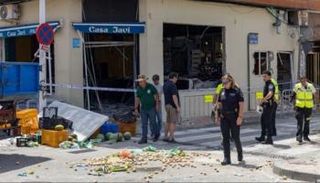 انفجار بحانة في العاصمة الإسبانية