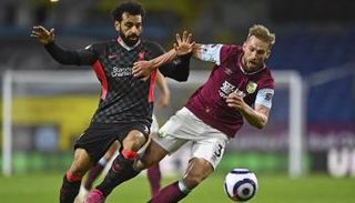 محمد صلاح نجم ليفربول ضد بيرنلي