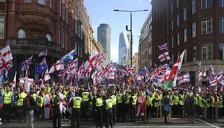 مسيرة لأقصى اليمين في لندن