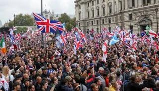 جانب من مظاهرة 