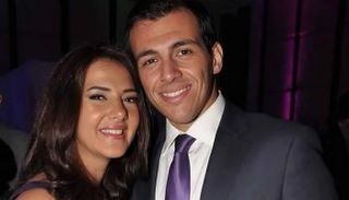 الإعلامي رامي رضوان ودنيا سمير غانم