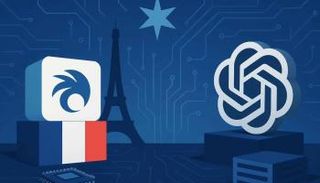 شعار شركتي ميسترال إي آي وأوبن إيه آي