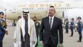 محمد بن زايد يبدأ زيارة رسمية لأذربيجان