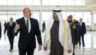 محمد بن زايد ورئيس أذربيجان يبحثان تعزيز العلاقات الإماراتية الأذرية