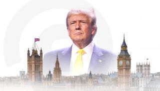 الرئيس الأمريكي دونالد ترامب ومعالم بريطانيا