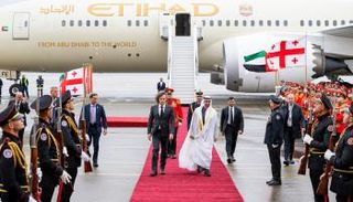 رئيس دولة الإمارات يبدأ زيارة رسمية إلى جورجيا