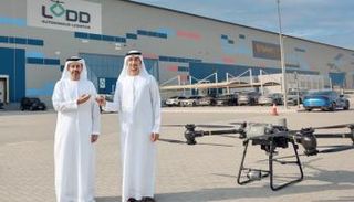 طائرة الدرونز المخصصة لتوصيل الطلبات